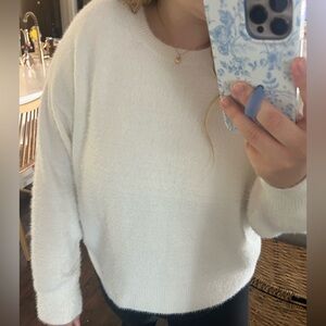 White Cozy Soft Sweater